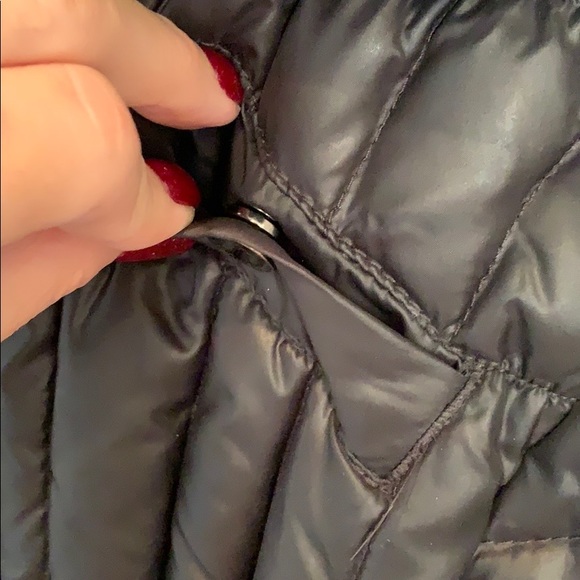 Fitted puffer slim fitting down feather coat - Picture 5 of 14